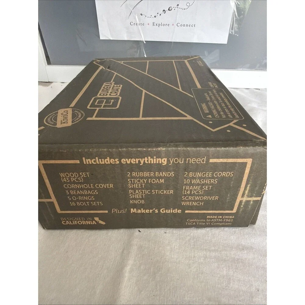 Eureka Build Your Own Cornhole Catapult 14+ New Open Box